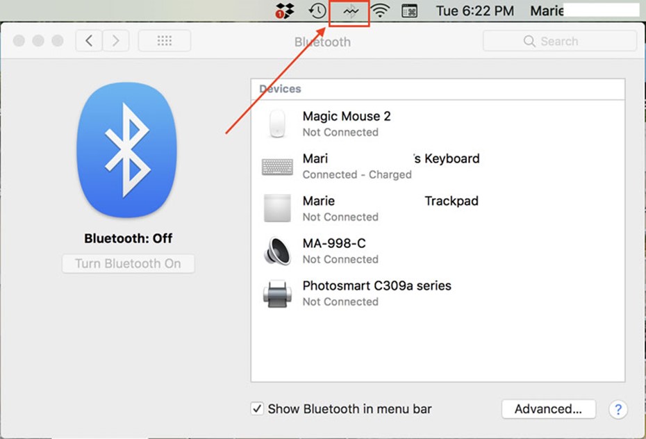 Bluetooth: cómo reparar conexiones con el Mac