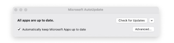 update ms word to fix word crashing on mac