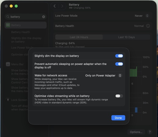 enable the option on your mac