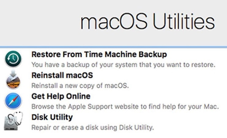 macOS-Dienstprogramme öffnen
