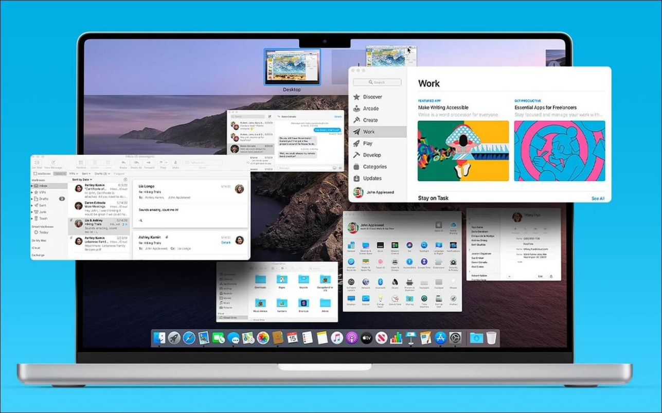 Macbook 더블 스크린에서 종료하는 방법 - 미션 컨트롤 사용하기