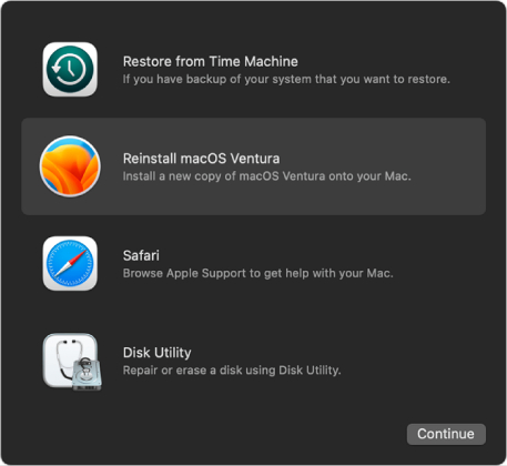 Launch Mac Recovery