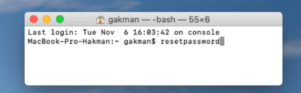 MacBook Reset