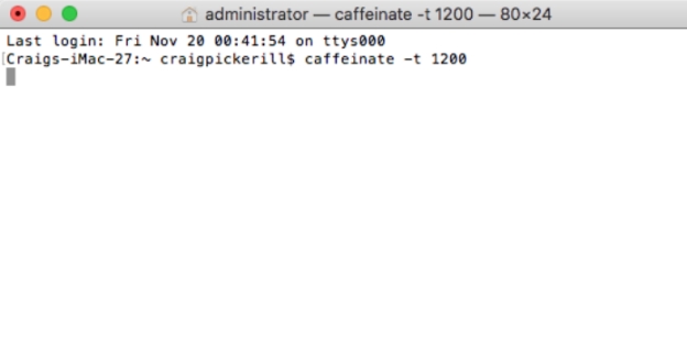 Caffinate Mac Terminal: Use Terminal to Caffeinate Mac