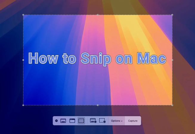 how to snip on mac
