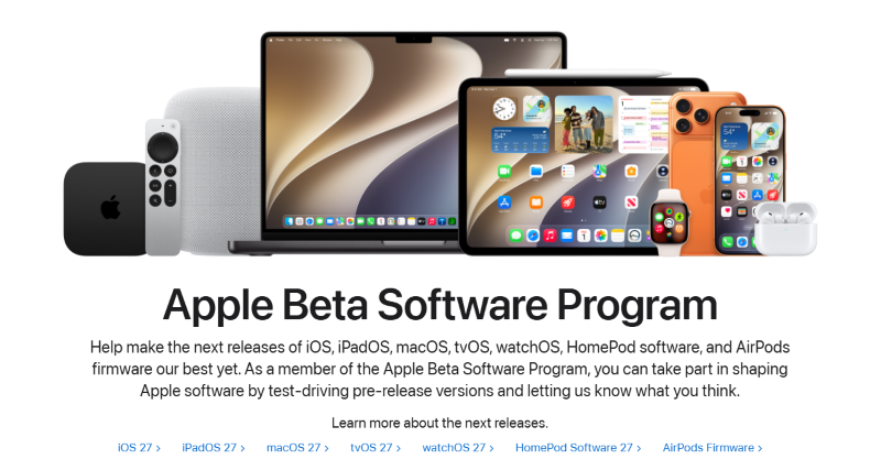 apple beta software program