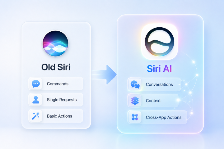 siri antiguo vs nuevo siri