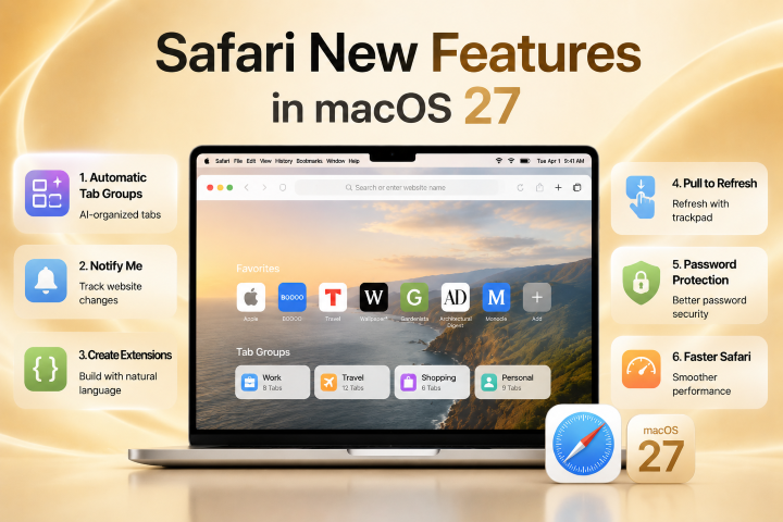 novedades de safari en macos 27