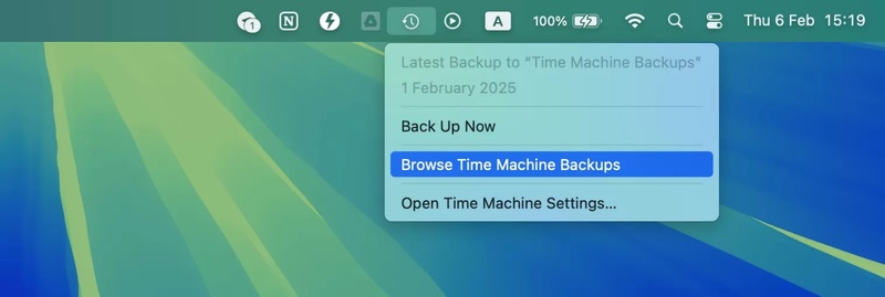 browse time machine backups