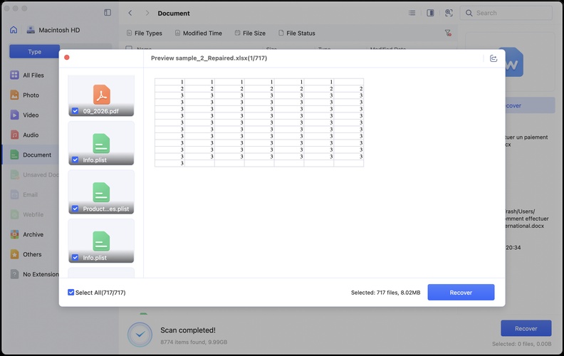 click to recover files on mac 4ddig