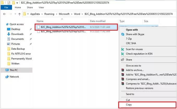 copy asd file