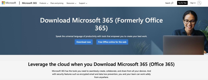 download microsoft office again