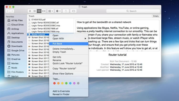 search for something in a word document on a mac