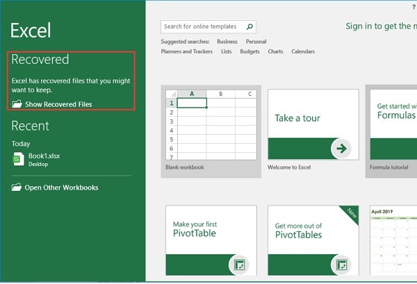 5 Best Solutions for Excel Recover Unsaved Workbooks