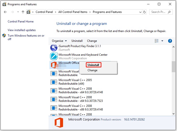uninstall microsoft office to fix excel ran out of resources error
