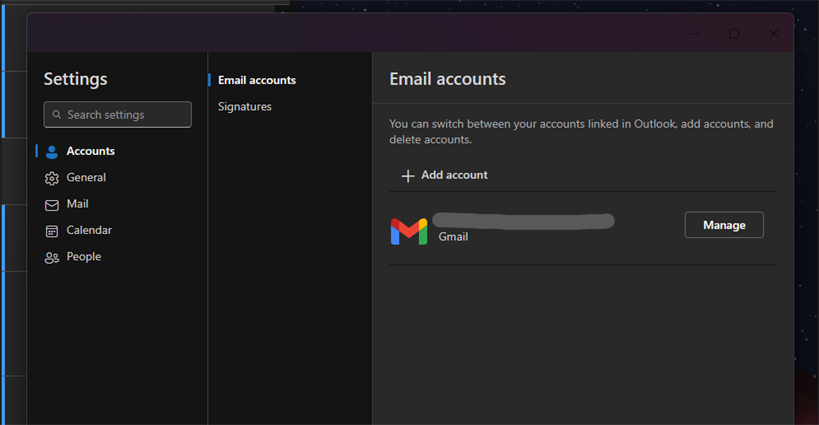 windowsoutlook email accounts