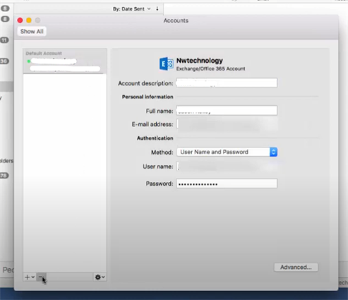mac outlook email accounts