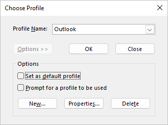 open profile picker and choose new