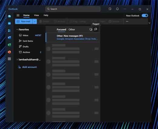open microsoft outlook 