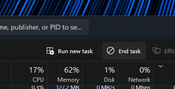 endtask for microsoft outlook