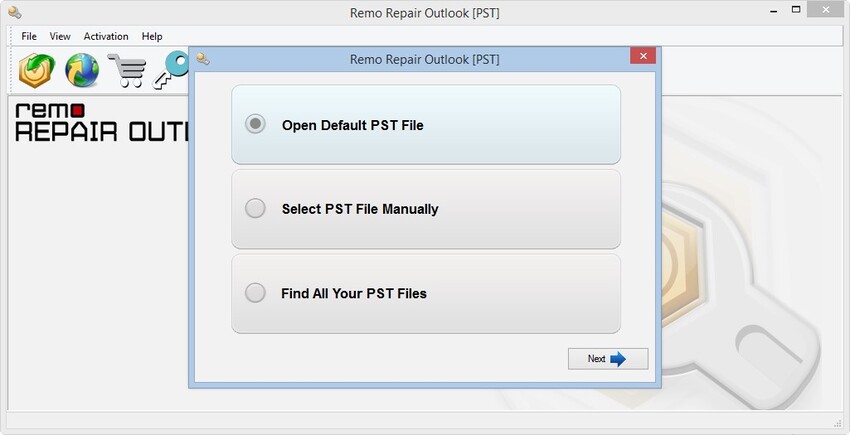 ferramenta de reparo do pst - remo repair outlook pst