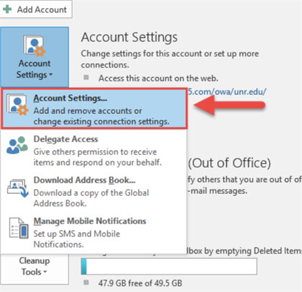 troubleshoot your email connection