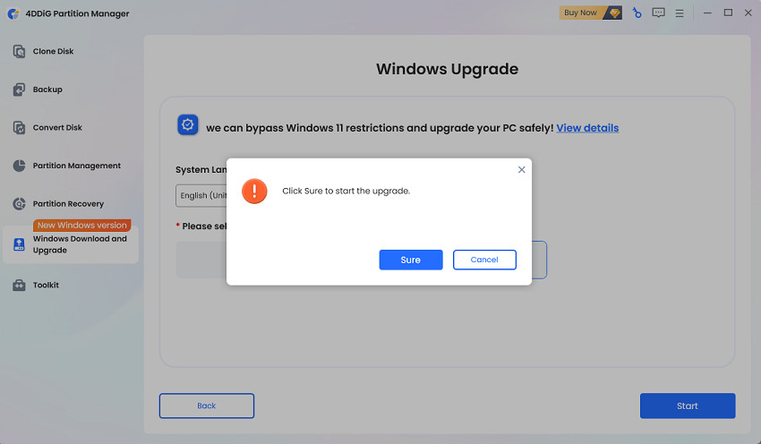 tpm not meet the requirements click next to bypass