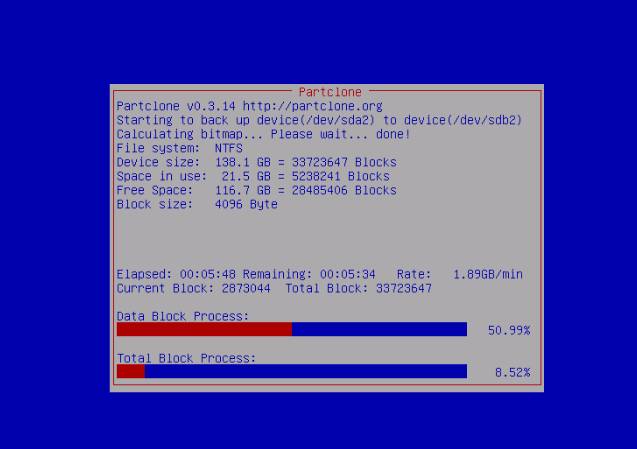 Clonage d'un disque dur vers un disque dur SDD à l'aide de Clonezilla