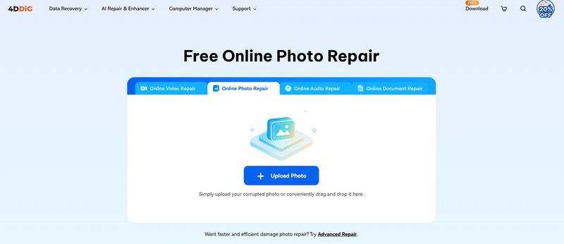 4ddig free online photo repair