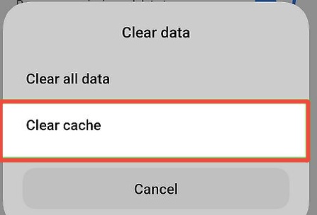 clear kik app cache to fix image not available error