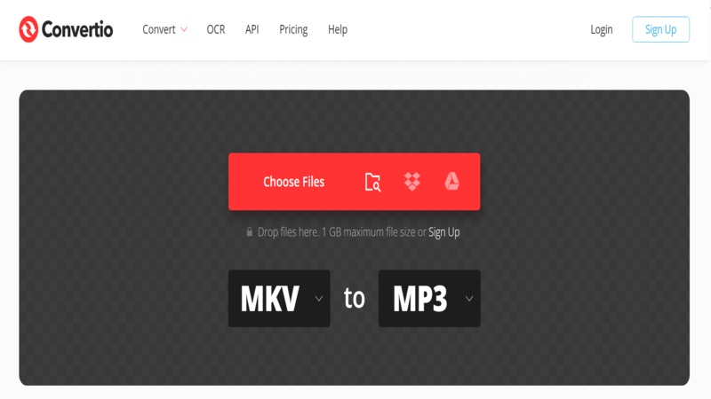 convertio convert mkv to mp3