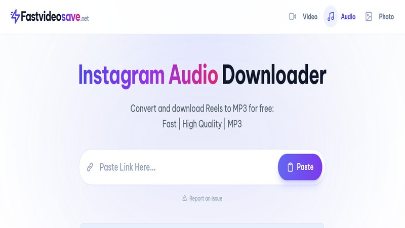 fastvideosave ins audio downloader
