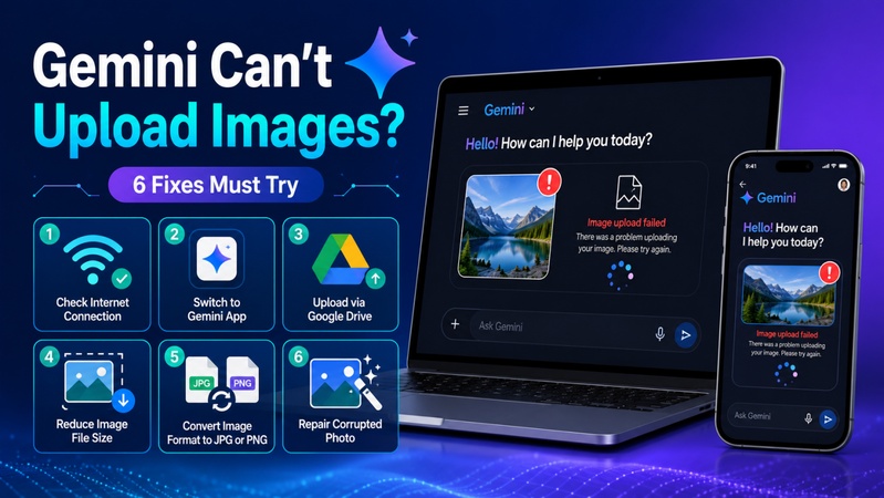 gemini cant upload images