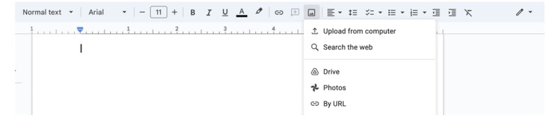 insert image from google drive into google docs
