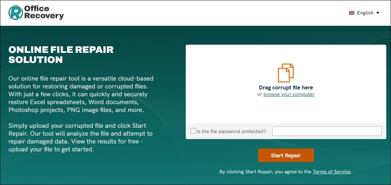 officerecovery cr2 image file repair online