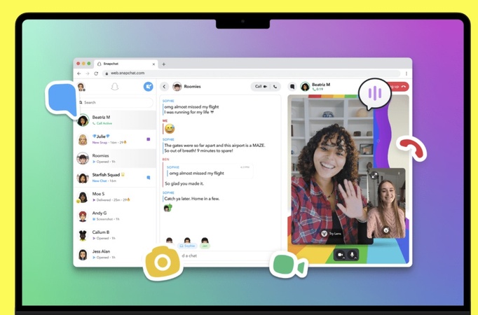 Snapchat Web-Version