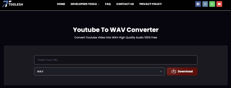 toolesh youtube to wav converter
