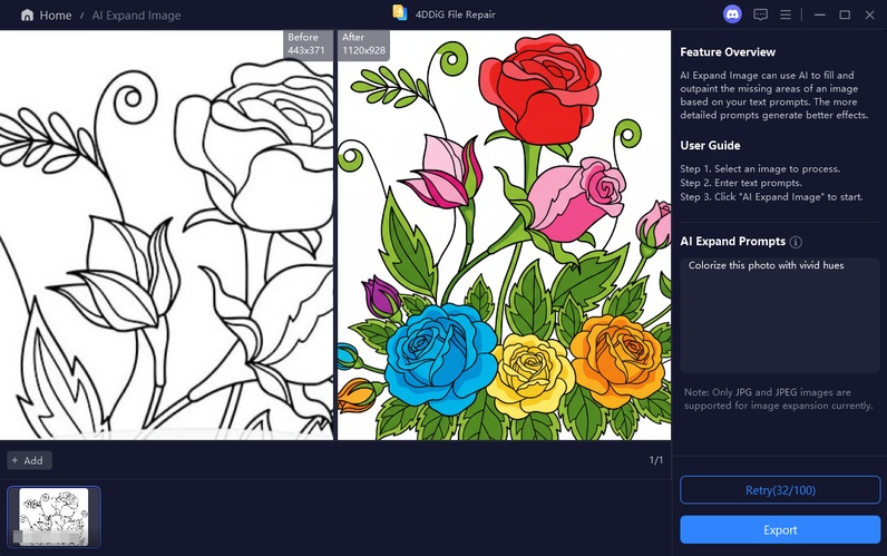 4ddig coloring photo feature