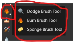 herramienta de cepillado Affinity Dodge