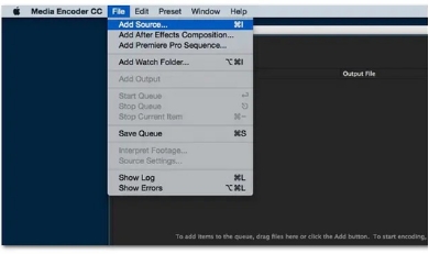 ame Quelle hinzufügen