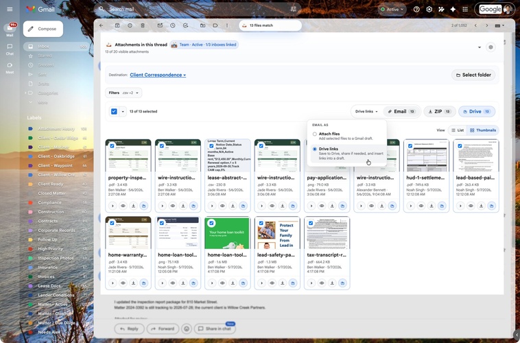 attachdock view gmail image attachments