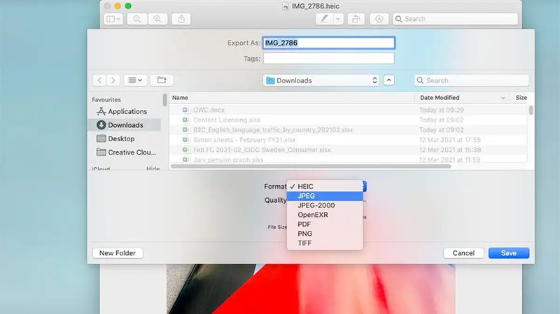 batch convert heci to jpg in mac preview