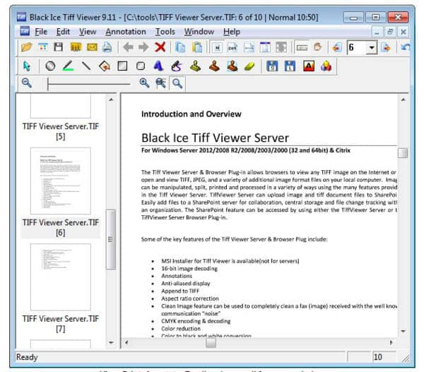 black ice tiff viewer
