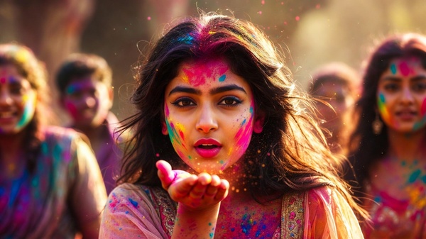 bollywood diva style holi look