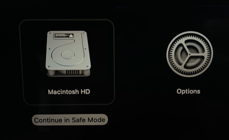 boot mac into safe mode