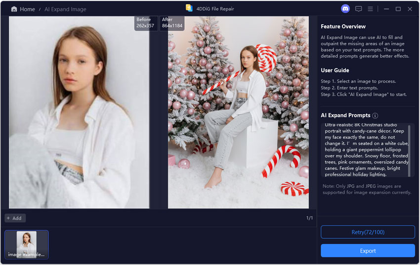 candy cane ai photo 3