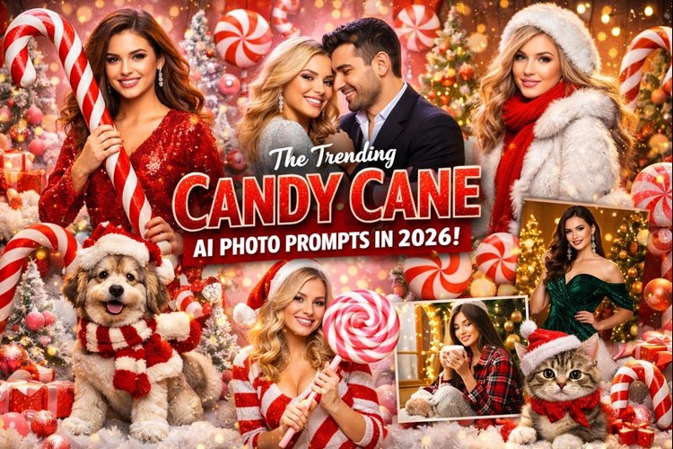 candy cane ai photo prompt