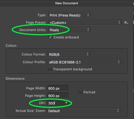 alterar imagem para 300 dpi no affinity photo