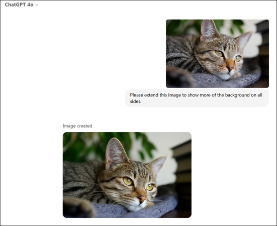 chatgpt extender imagen
