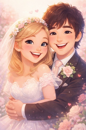 chatgpt wedding caricature prompt
